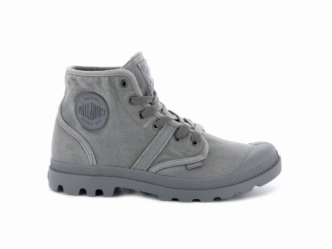 Palladium Pallabrousse Men's Boots Grey (FBHN12968)